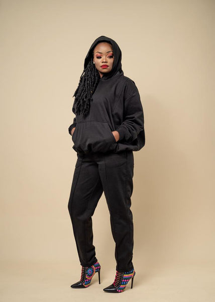 The Naomi Hooded Zipper Lux Suit | On Point by T